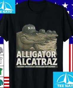 Alligator Alcatraz Florida Everglades Parody Design Shirt2