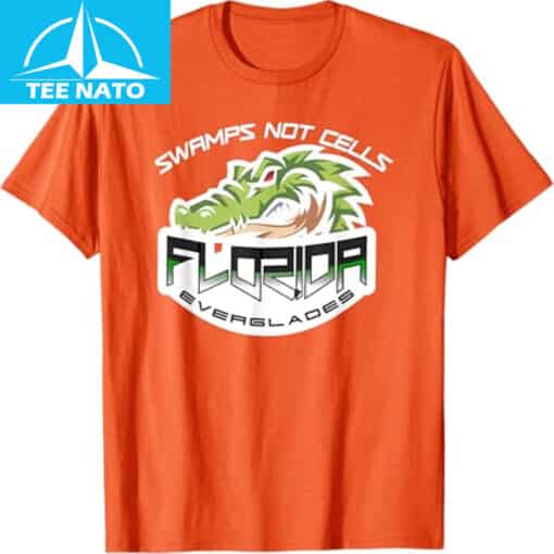 Alligator Alcatraz Florida Everglades Parody T-Shirt - Image 3