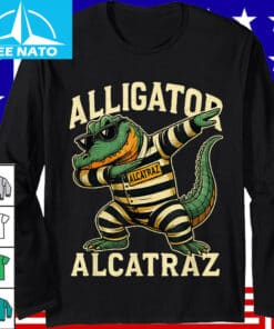 Alligator Alcatraz Funny Retro Dabbing Alligator T Shirt2