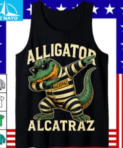 Alligator Alcatraz Funny Retro Dabbing Alligator T Shirt4