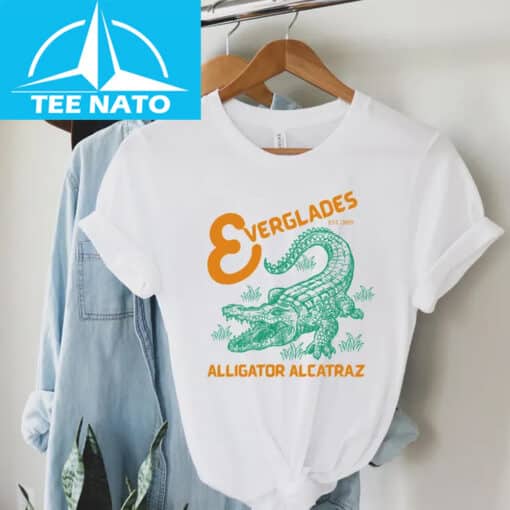 Alligator Alcatraz Funny Shirt - Image 2