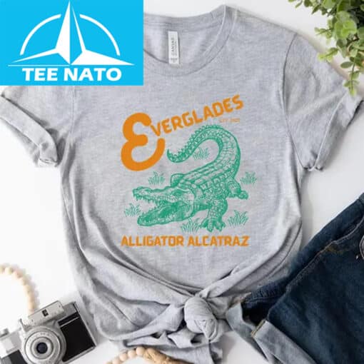 Alligator Alcatraz Funny Shirt - Image 3