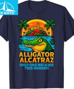Alligator Alcatraz Funny Tshirt