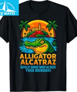 Alligator Alcatraz Funny Tshirt 4