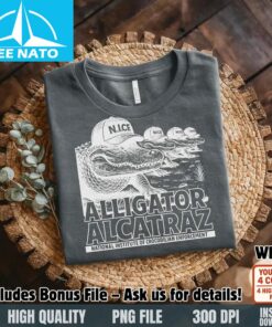 Alligator Alcatraz Gator Enforcement N.I.C.E Prison Squad Shirt 3