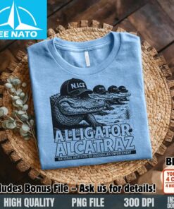 Alligator Alcatraz Gator Enforcement N.I.C.E Prison Squad Shirt 4