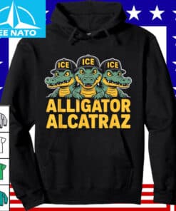 Alligator Alcatraz ICE Cap Trio Fun Cartoon Apparel Shirt2