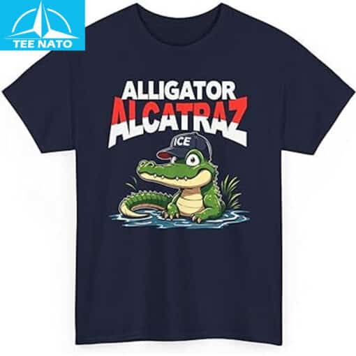 Alligator Alcatraz ICE Hat Alligator Shirt - Image 3