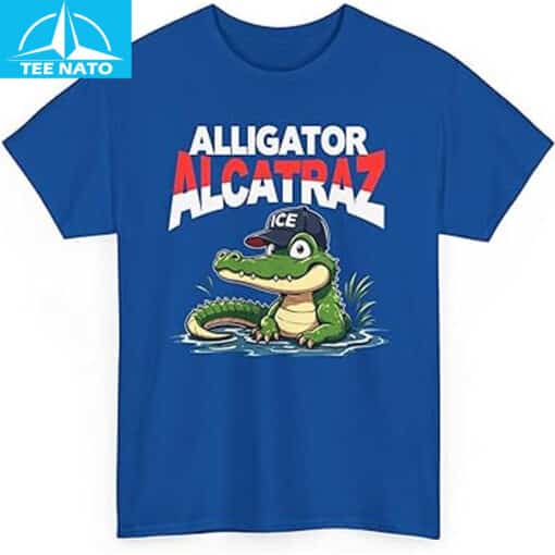 Alligator Alcatraz ICE Hat Alligator Shirt - Image 5