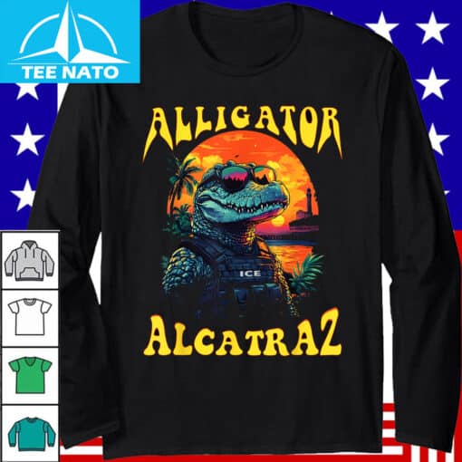 Alligator Alcatraz ICE Sunglasses Shirt - Image 3