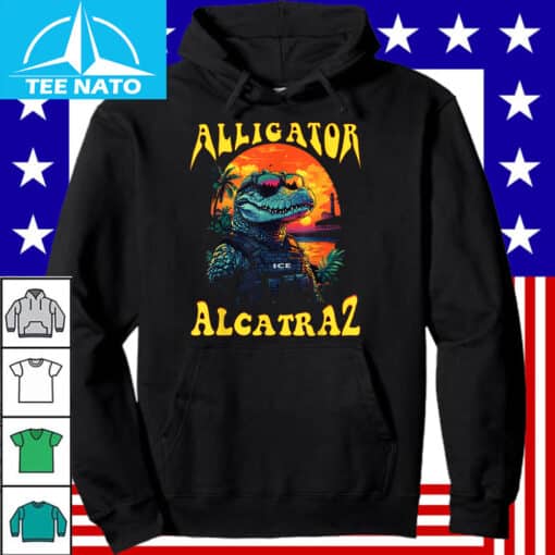 Alligator Alcatraz ICE Sunglasses Shirt - Image 4