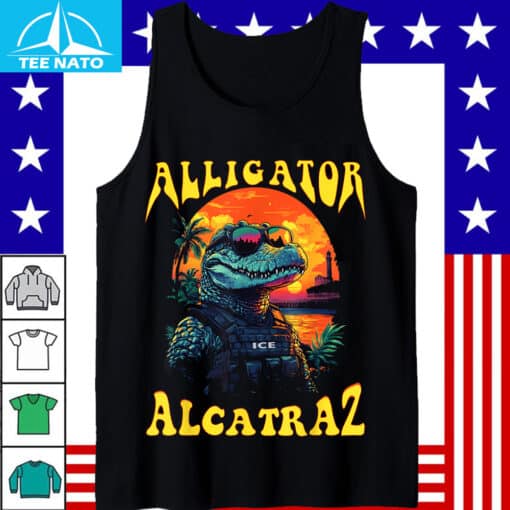 Alligator Alcatraz ICE Sunglasses Shirt - Image 5