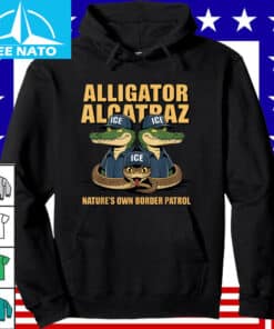 Alligator Alcatraz Ice Natures Own Border Patrol T Shirt 1