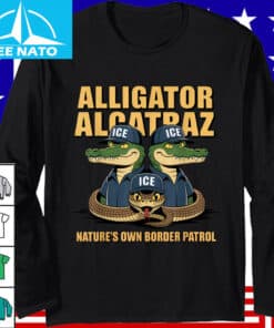 Alligator Alcatraz Ice Nature’s Own Border Patrol T-Shirt