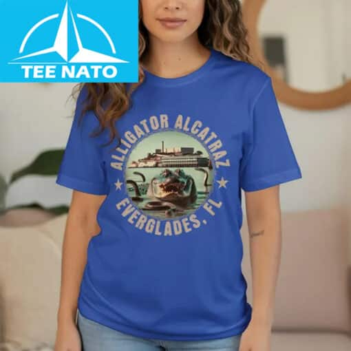 Alligator Alcatraz Illustrated T-Shirt - Image 4