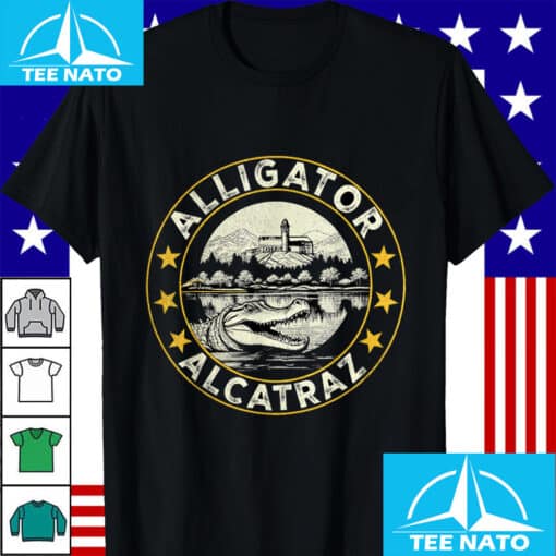Alligator Alcatraz Island Landscape Shirt
