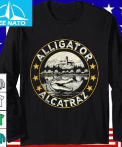 Alligator Alcatraz Island Landscape Shirt2