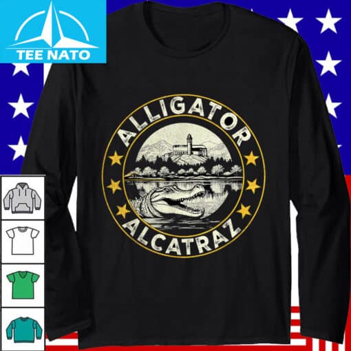 Alligator Alcatraz Island Landscape Shirt - Image 3