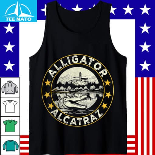 Alligator Alcatraz Island Landscape Shirt - Image 5