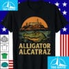 Alligator Alcatraz Island Sunset Shirt