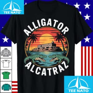 Alligator Alcatraz Island Twin Alligators Shirt 1