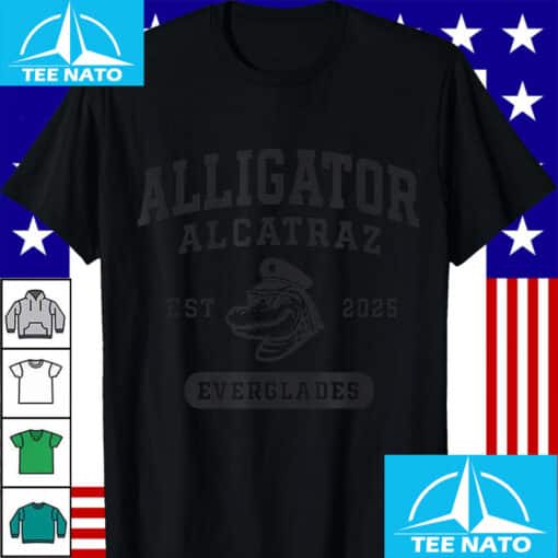 Alligator Alcatraz Island Wildlife Shirt - Image 4