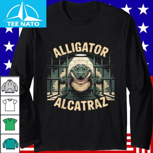 Alligator Alcatraz Jail Bars Shirt - Image 3