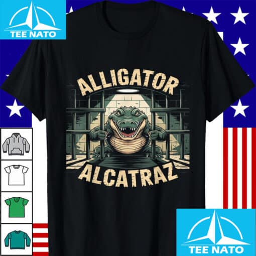 Alligator Alcatraz Jail Bars Shirt - Image 4