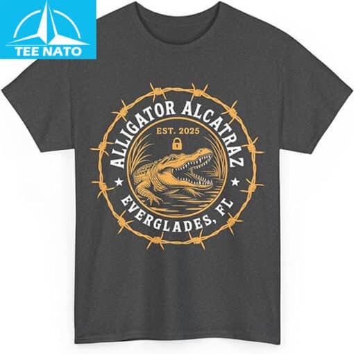 Alligator Alcatraz Jurassic Era T-Shirt - Image 4