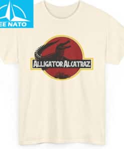 Alligator Alcatraz Jurassic Era T Shirt 4