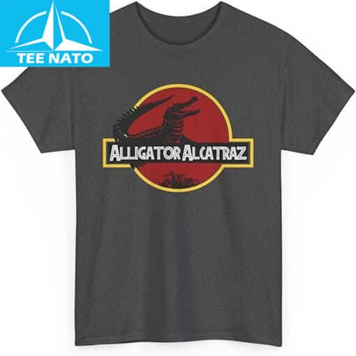 Alligator Alcatraz Jurassic Era T-Shirt - Image 2