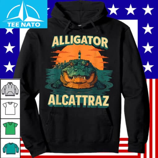 Alligator Alcatraz Lighthouse Sunset Shirt - Image 3