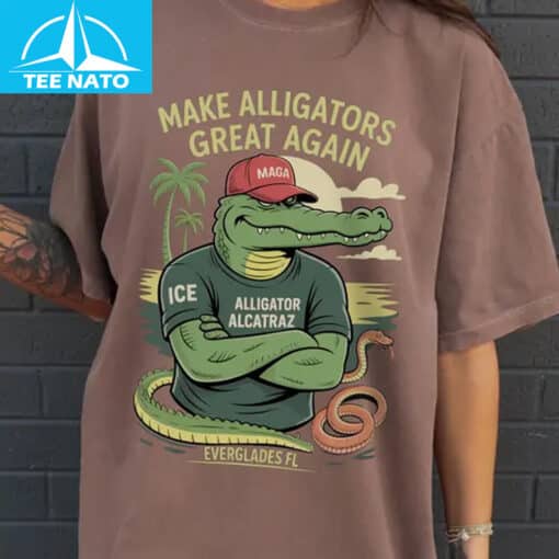Alligator Alcatraz Ring Spun Shirt - Image 2