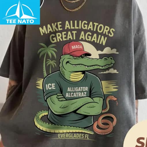 Alligator Alcatraz Ring Spun Shirt - Image 3