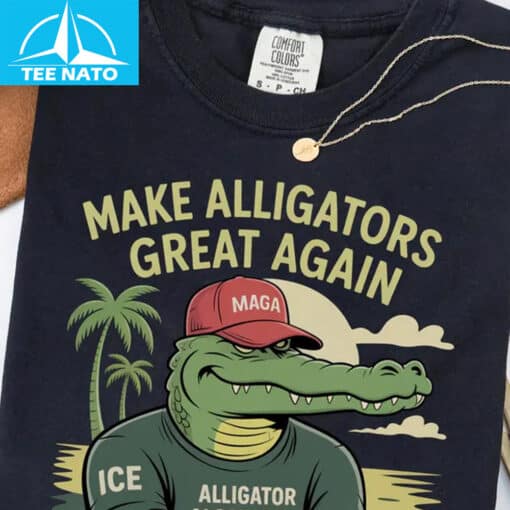 Alligator Alcatraz Ring Spun Shirt - Image 4