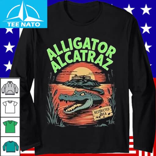 Alligator Alcatraz Shirt Funny Aligator Shirt - Image 3