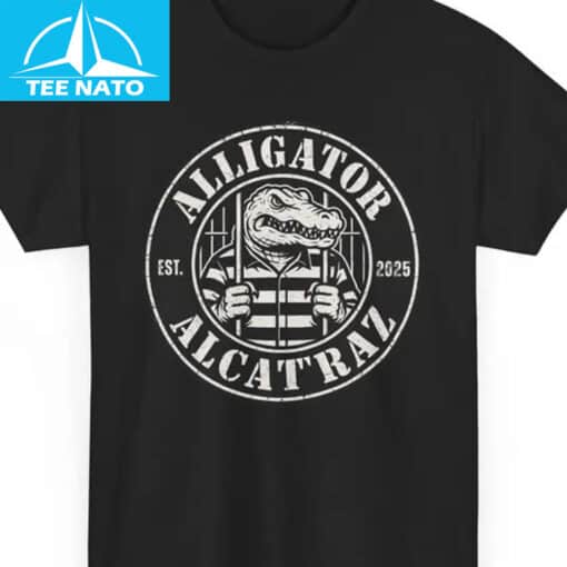 Alligator Alcatraz Shirt Funny Gator Shirt - Image 2
