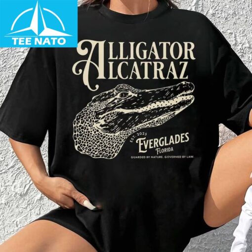 Alligator Alcatraz Shirt Gift for Political fans - Image 4