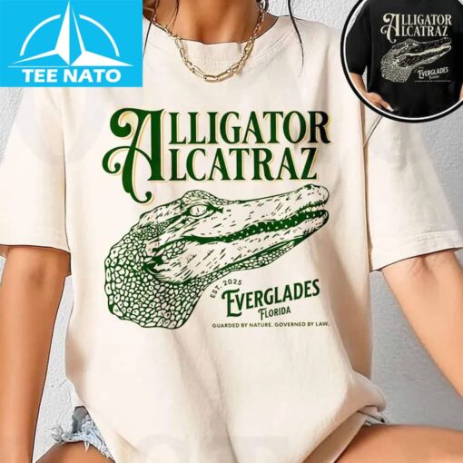 Alligator Alcatraz Shirt Gift for Political fans - Image 2
