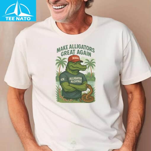 Alligator Alcatraz Shirt Gift for Political fans - Image 5