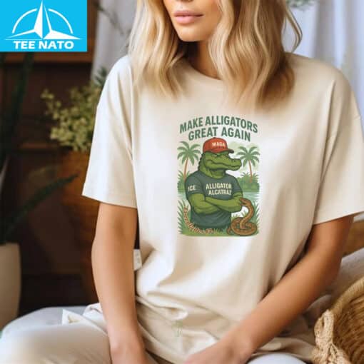 Alligator Alcatraz Shirt Gift for Political fans - Image 3