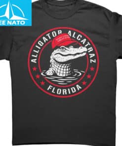Alligator Alcatraz Shirt MAGA Patriotic Tee for Trump Supporters