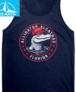 Alligator Alcatraz Shirt MAGA Patriotic Tee for Trump Supporters3