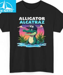 Alligator Alcatraz Sunset T Shirt