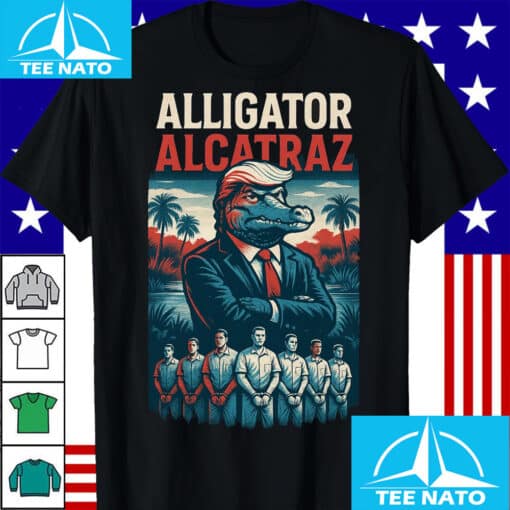 Alligator Alcatraz Trump Alligator President Shirt