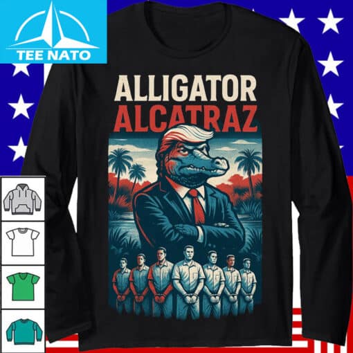 Alligator Alcatraz Trump Alligator President Shirt - Image 3