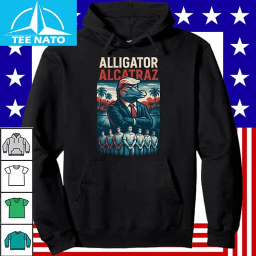 Alligator Alcatraz Trump Alligator President Shirt - Image 4