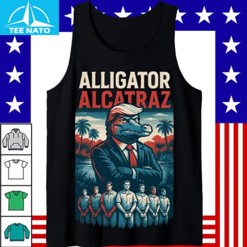 Alligator Alcatraz Trump Alligator President Shirt - Image 5