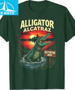 Alligator Alcatraz Vintage Everglades T Shirt 2