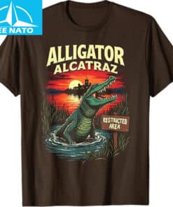 Alligator Alcatraz Vintage Everglades T Shirt 3